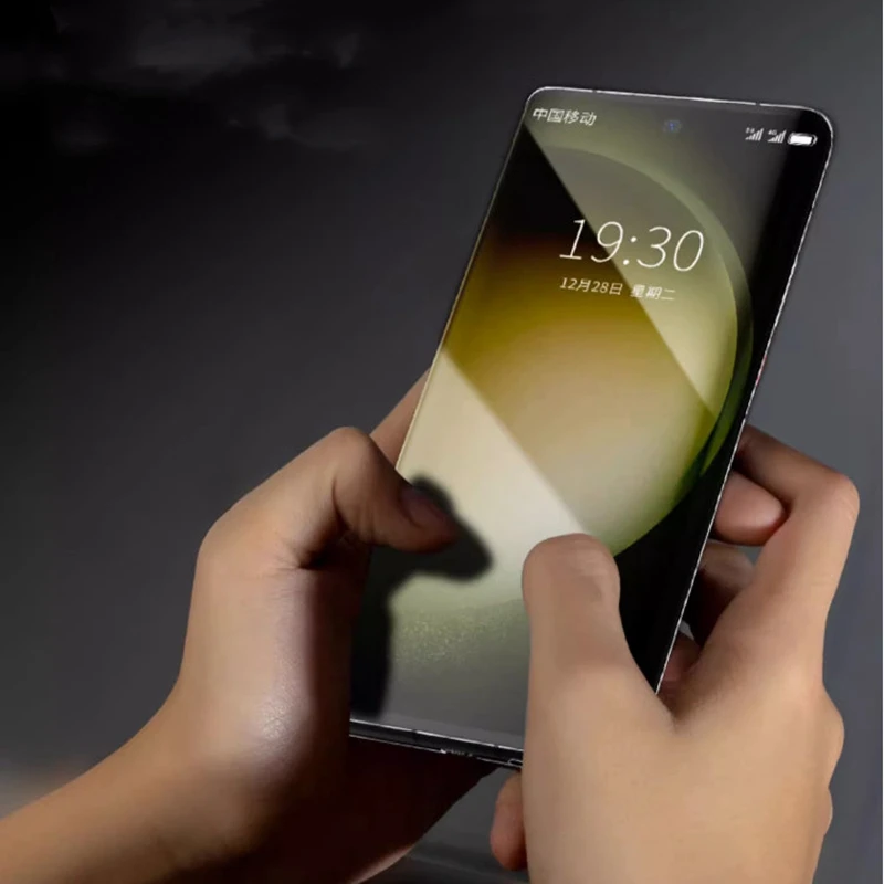 2 Stück Vollkleber-Displayschutzfolie für Samsung Galaxy S23 S24 S22 S21 S20 S10 Note 20 Ultra 10 Plus Keramikfolie Gebogen, Kein Glas – Detail 11