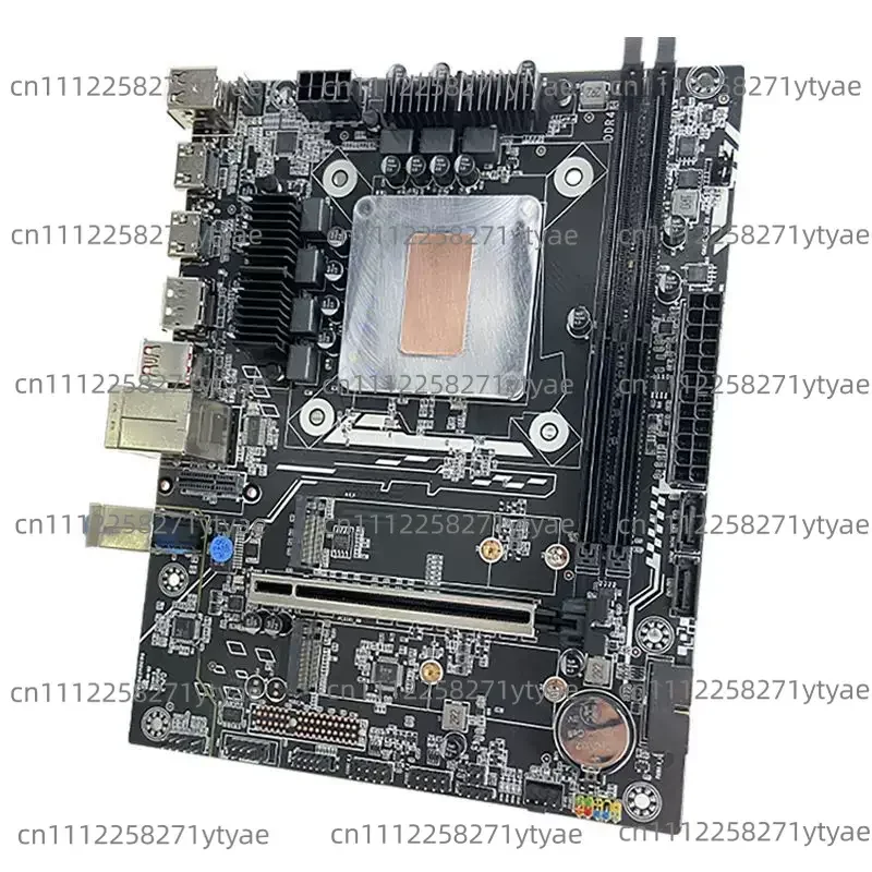 Combo de Placa Madre M-ATX, Interposer para Intel de 12.ª Generación QXZR ES 0000 8C12T, PCIe 2.0 x8, CPU Integrada, RAM DDR4, Kit NVME M.2