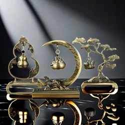 Gourd Alloy Small Incense Burner Mini Bosun Burner Antique Hanging Incense Burner Home Indoor Aromatherapy