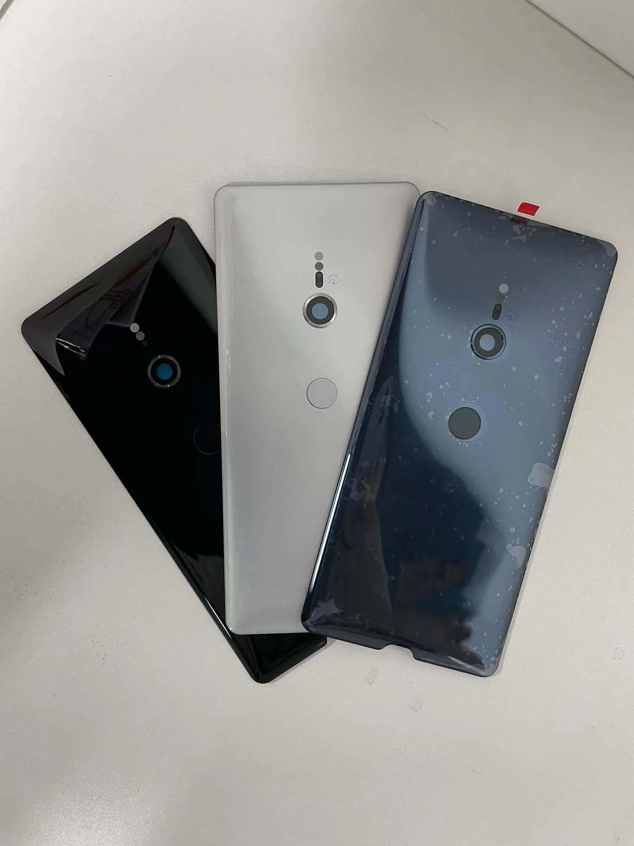 AAA + wysokiej jakości nowy 6.0 "do Sony Xperia XZ3 tylna pokrywa baterii szklana obudowa tylnych drzwi z wymienną soczewką aparatu — zdjęcie 6