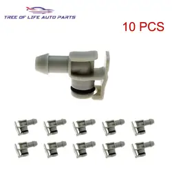 1/2/5/10 For Mazda Toyota Nissan Subaru Headlight Cleaning Washer Spray Nozzle Water Hose Connector 9007517009 90075-17009