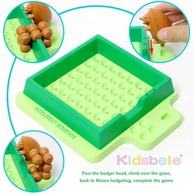 Early Education Maze Little Hedgehog Find Mom Game Parent Child Interactive Desktop Fun Escape Children's Toys