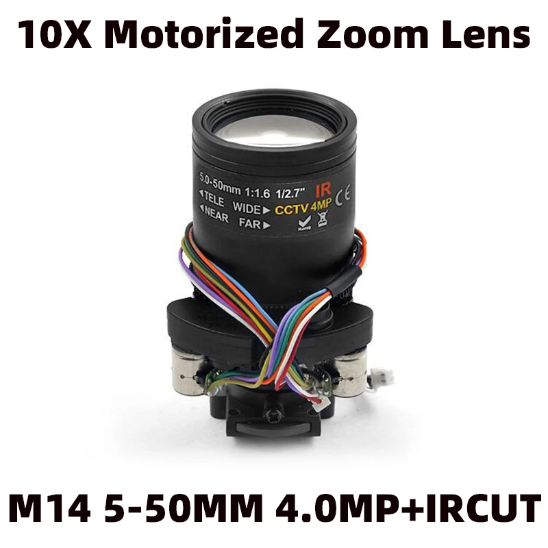 4.0MP Motorized Zoom Auto Focus 5-50mm 1/2.7