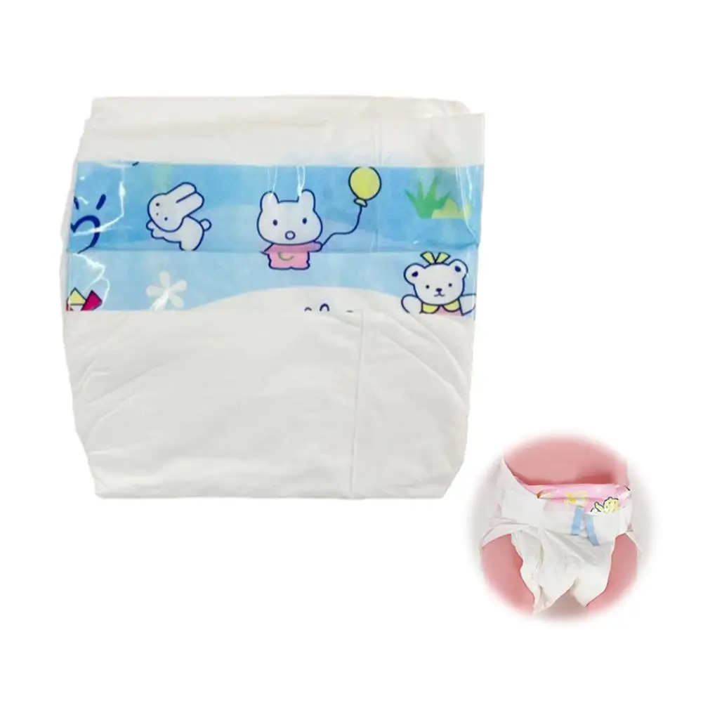 Baby-Puppen-Windeln, 10 Stück, Nachfüllpackung für Reborn-Puppen-Windeln, Wiederverwendbares Zubehör für Babypuppen, Neugeborenen-Windeln – Detail 2