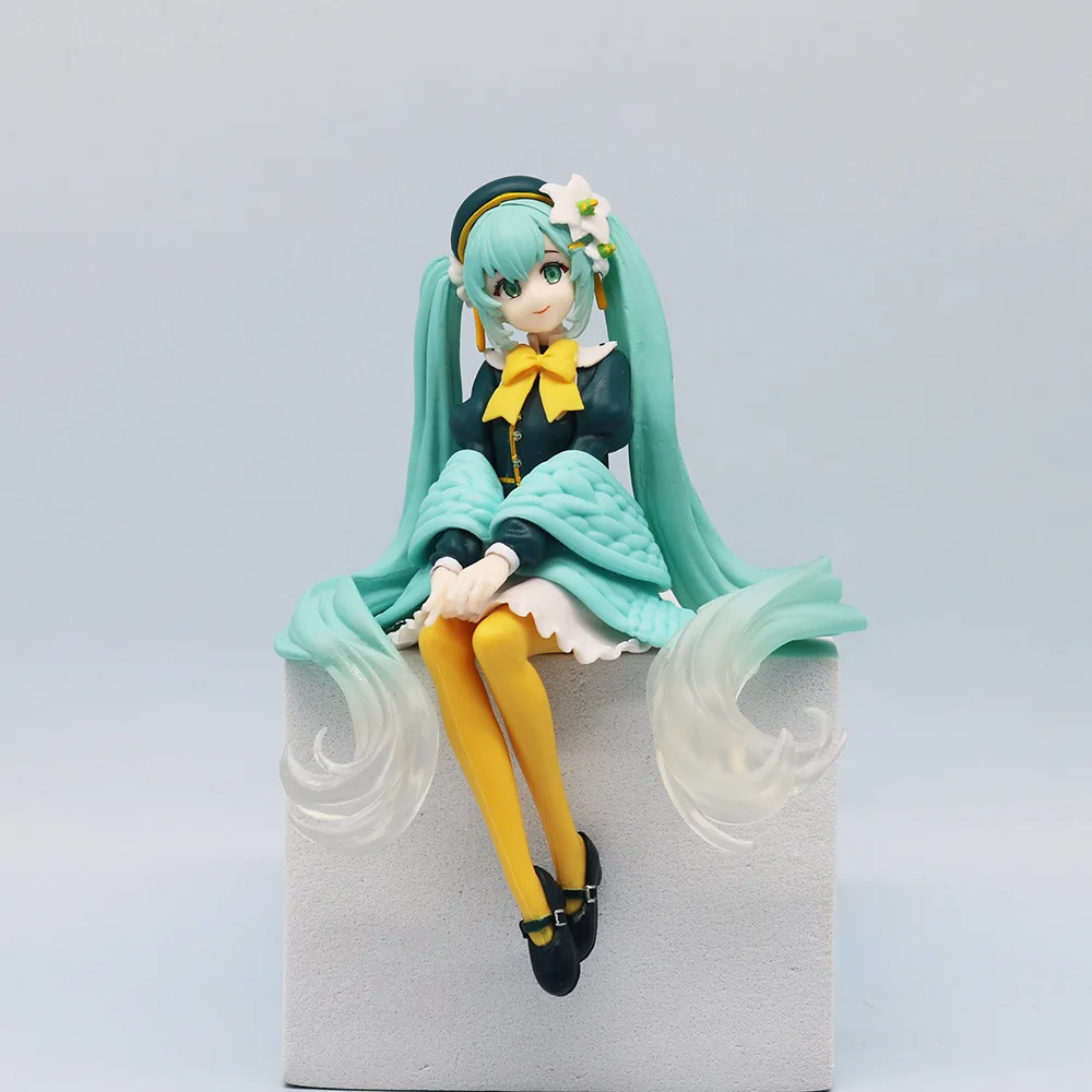 14 cm Hatsune Miku Bloem Fee Lelie Noodle Stooper Anime Action Figure Speelgoed PVC Model Collector Kid Verjaardagscadeau