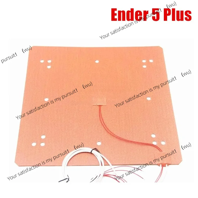 Ender 5 Plus 3D Printer Silicone Heater 370x375mm 120V/220V 750W 1000W for Build Plate Heat Bed 3D Printer Parts