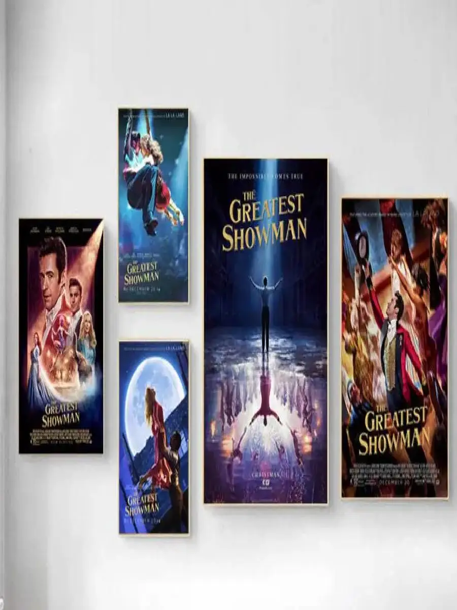 The Greatest Showman Movie Canvas Painting  Nordic Wall Decor Posters  Prints for Home Decoration