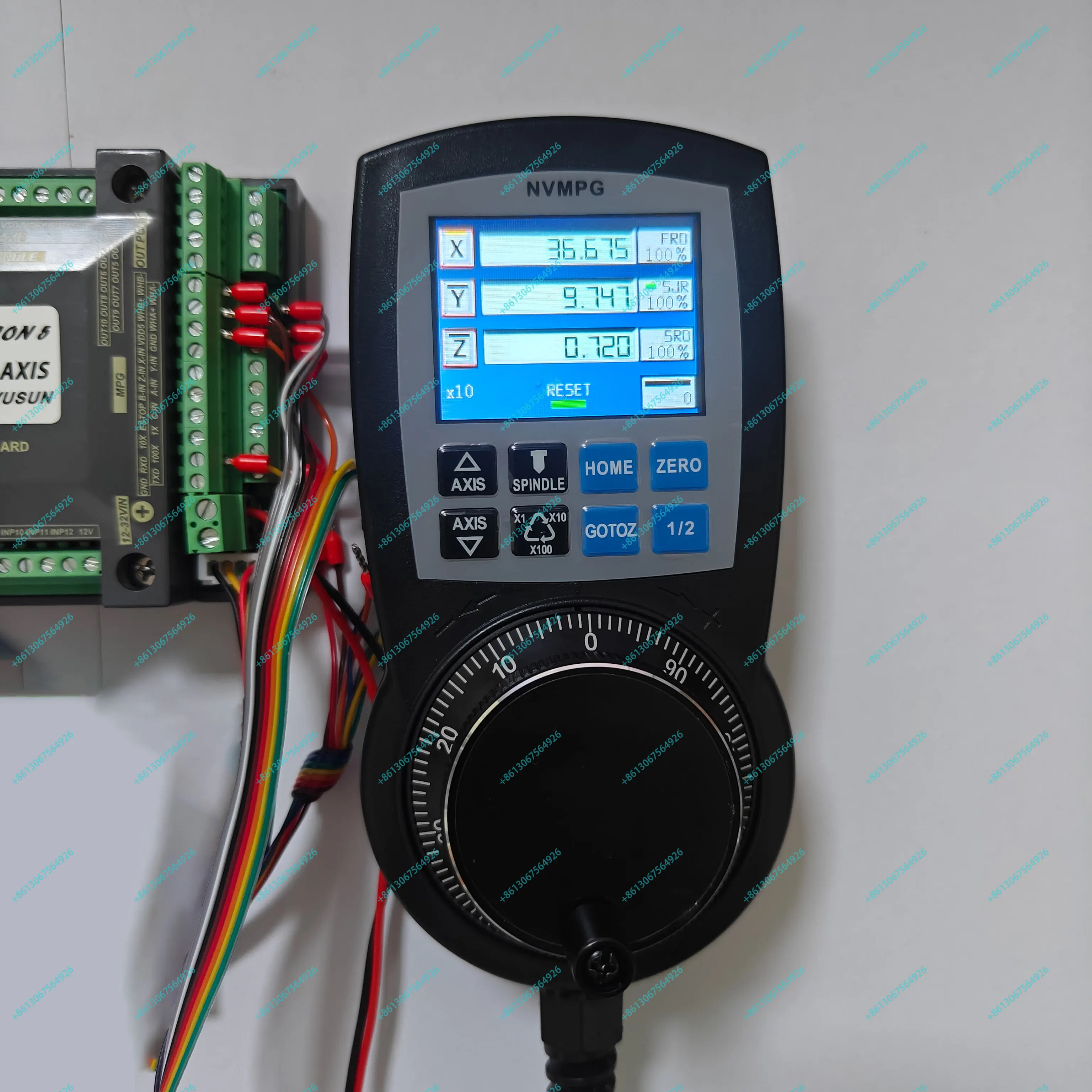 Imagem -06 - Controlador de Movimento Cnc com Display Digital Recém-atualizado Mach3-nvem v5 Ethernet Eixos Eixos Eixos Eixos Volante Mpg