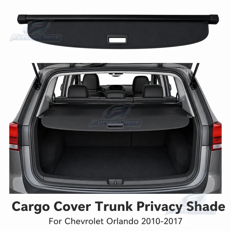 Cargo Cover Trunk Privacy Shade Rear Security Partition Anti-Theft Shield Organizer for Chevrolet Orlando 2010-2017 Accessories