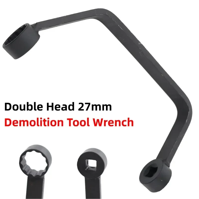 

Double Head 27mm Demolition Tool Wrench For Ford Oil Filter Housing Removal Tool Wrench Mechanical Professional Maintenance Tool