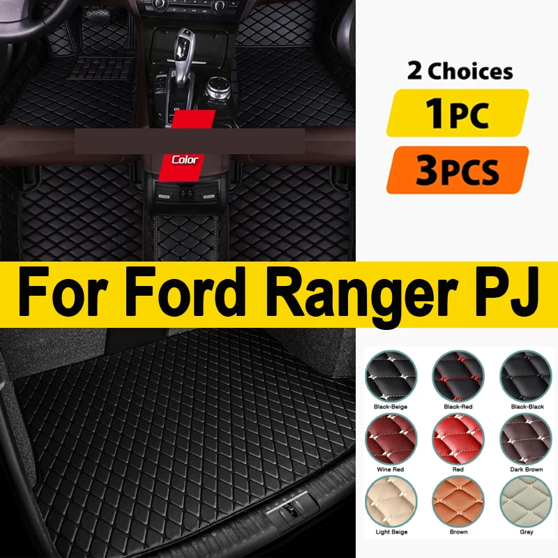 Car Rear Trunk Floor Mat For Ford Ranger PJ International 2006~2008 Double Cabin Truck Accessorie Interior ECO Car Accessories