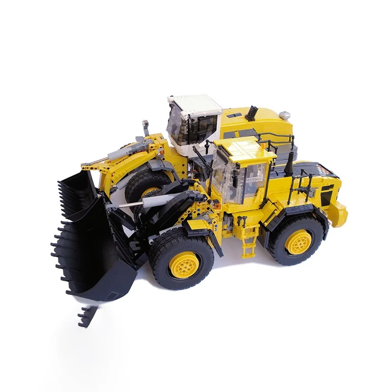 ตัวต่อ MOC รถตักล้อยาง Volvoed 1568 ชิ้น แบบจำลองทางเทคนิค ของเล่นประกอบเอง ของขวัญคริสต์มาส ของเล่น DIY สำหรับเด็ก ของขวัญวันเกิด