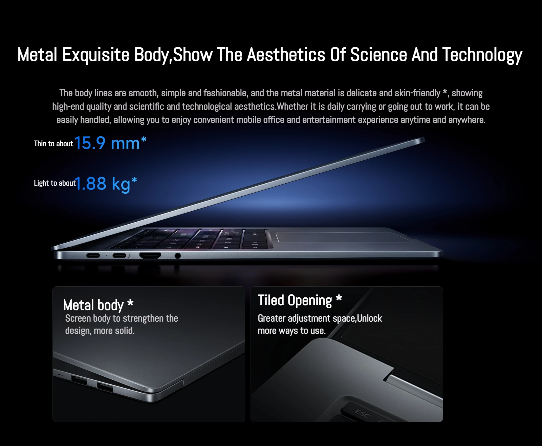 Xiaomi REDMI Book Pro 16 Laptop Ultra 7 Ultra 5 X7 Intel Arc Graphics 32GB LPDDR5X 1T SSD 16-inch 165Hz 3.1K /3.2K Screen