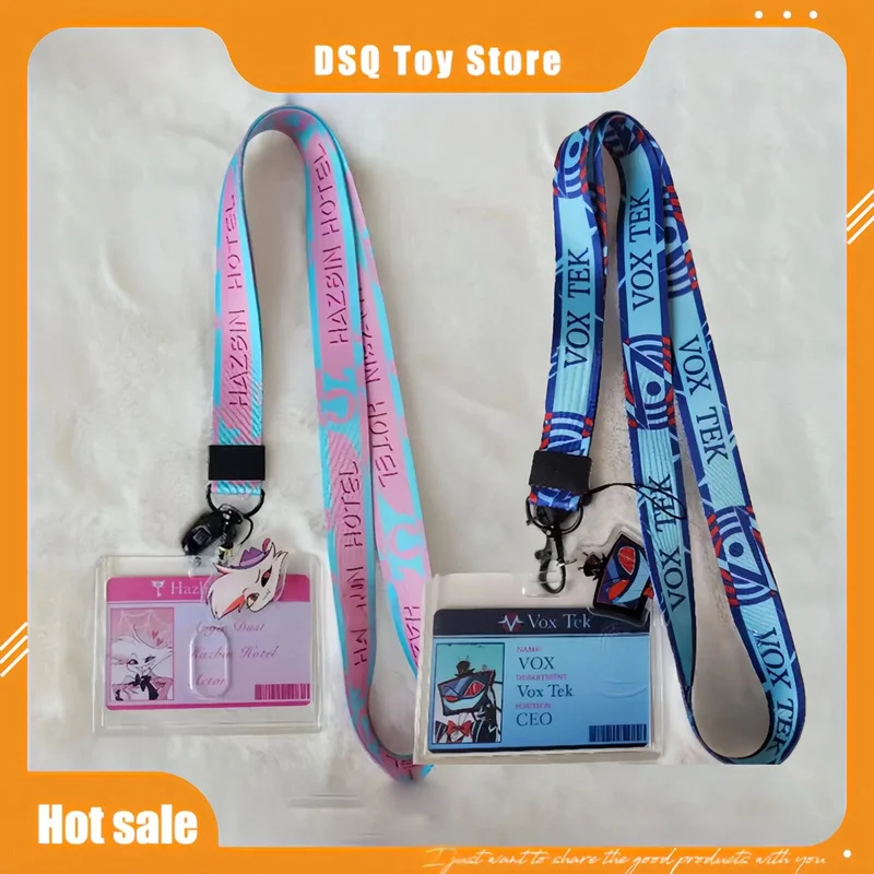 

Vox Hazbin Hotel And Ad Fan Mobile Phone Lanyard Acrylic Work Tag, Rope Length 86 Cm Wide 2 Cm Trendy Personalized Pendant