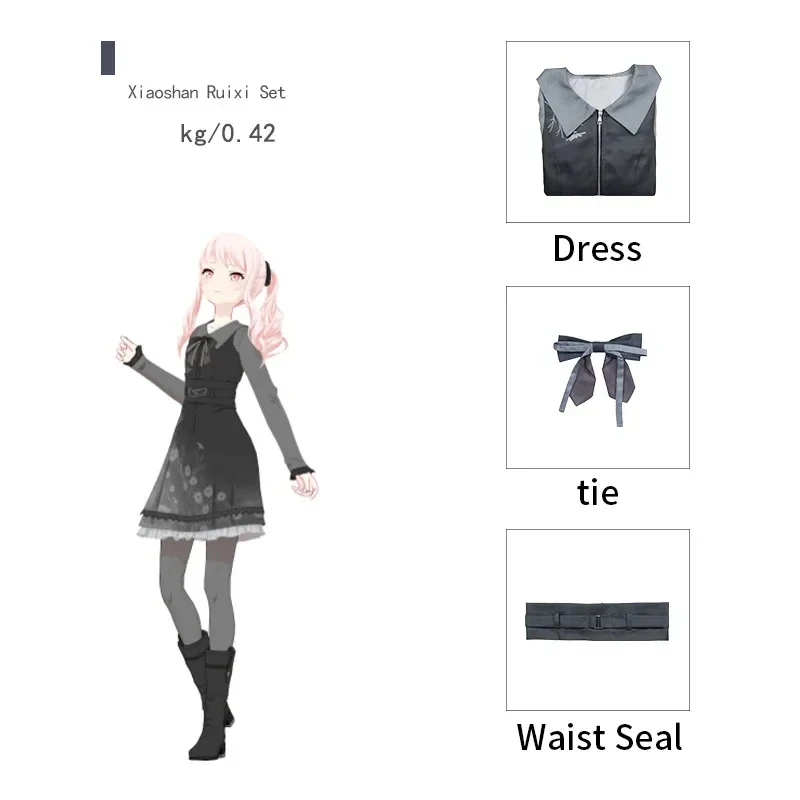 

★Halloween Cosplay Costume Akiyama Mizuki Anime Project Sekai Colorful PSJK 3rd Anniversary Outfits ♥ All corners of the country