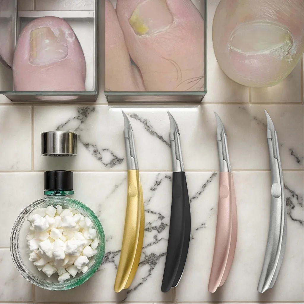 

​​Stainless Steel Ingrown Nail Clipper Set with Cuticle Scissors and Nipper​​