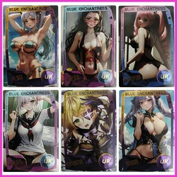 Anime Goddess Story Rare UR Reflections Flash Cards Yamato Daki Fischl Keqing Toys for boys Collectible Cards Birthday Gifts