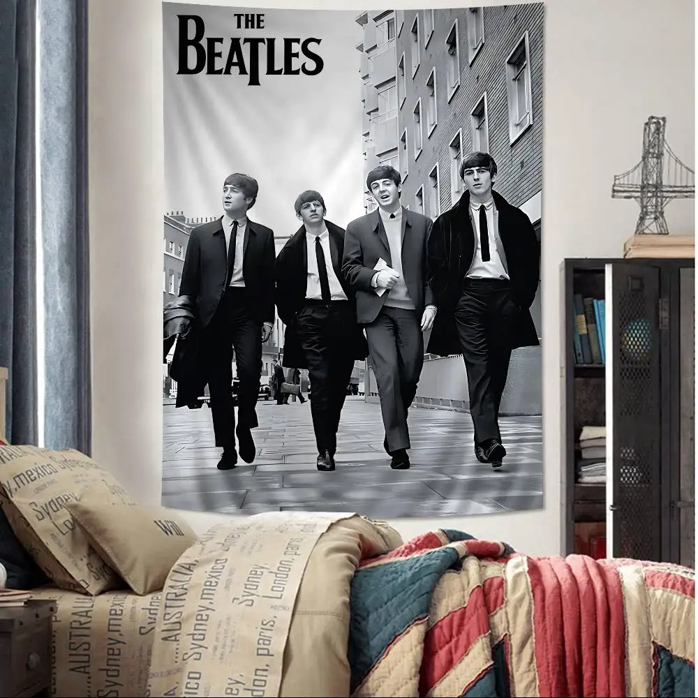 Famous Rock Band The B-Beatles Chart Tapestry for Living Room Home Dorm Decor Art Home Decor