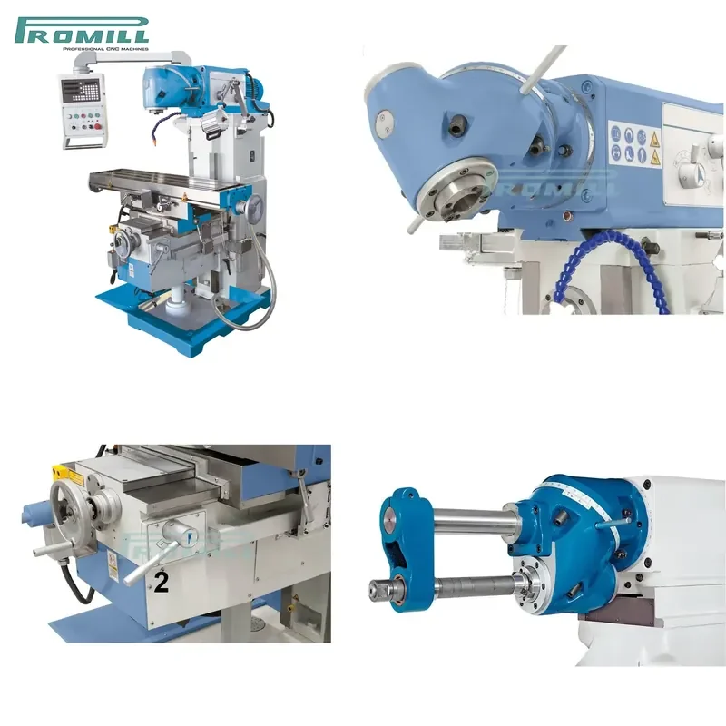 HCY Promill Universal Milling Machine XL6230 Series Automatic High-Accuracy Power Feeder Competitive Price 380V/Optional 1