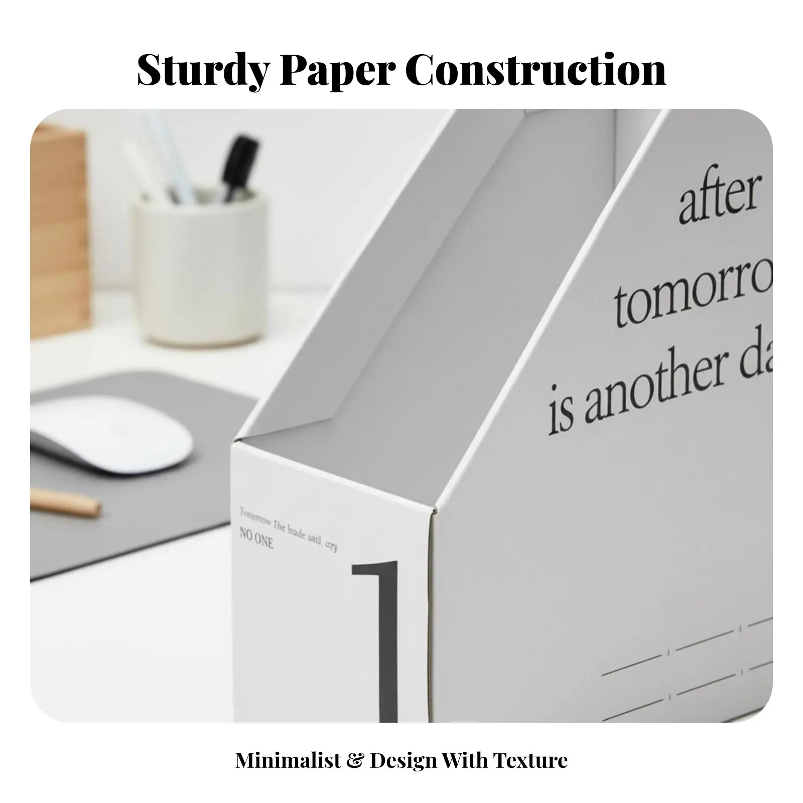 Upright Document Holder Foldable Foldable Periodical Holder Document Large Capacity Space Saving for Students, Study Room