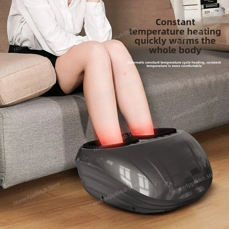 Foot Therapy Machine Full Wrap Foot Massager Intelligent Timed Heating Household Kneading Hot Compress Leg Acupressure Massager