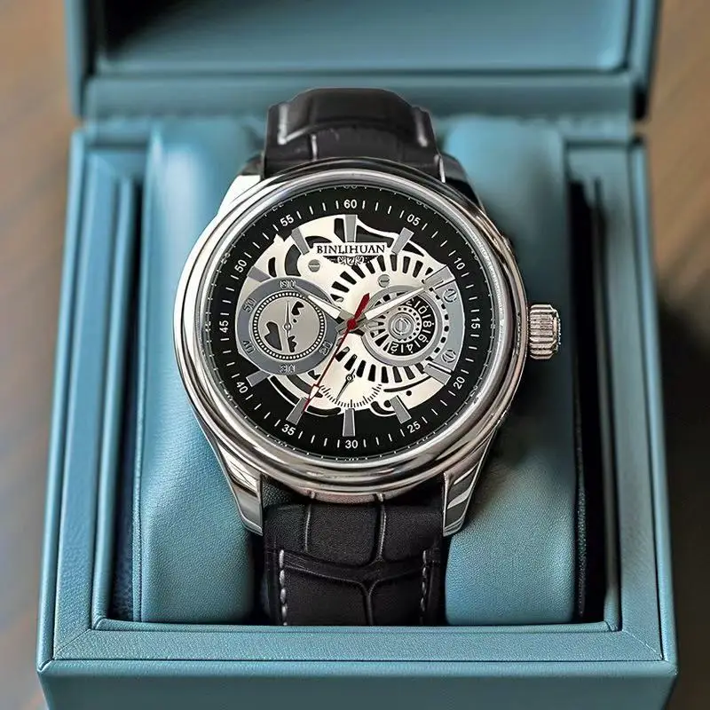 Orologio da uomo classico e minimalista, orologio alla moda impermeabile da uomo