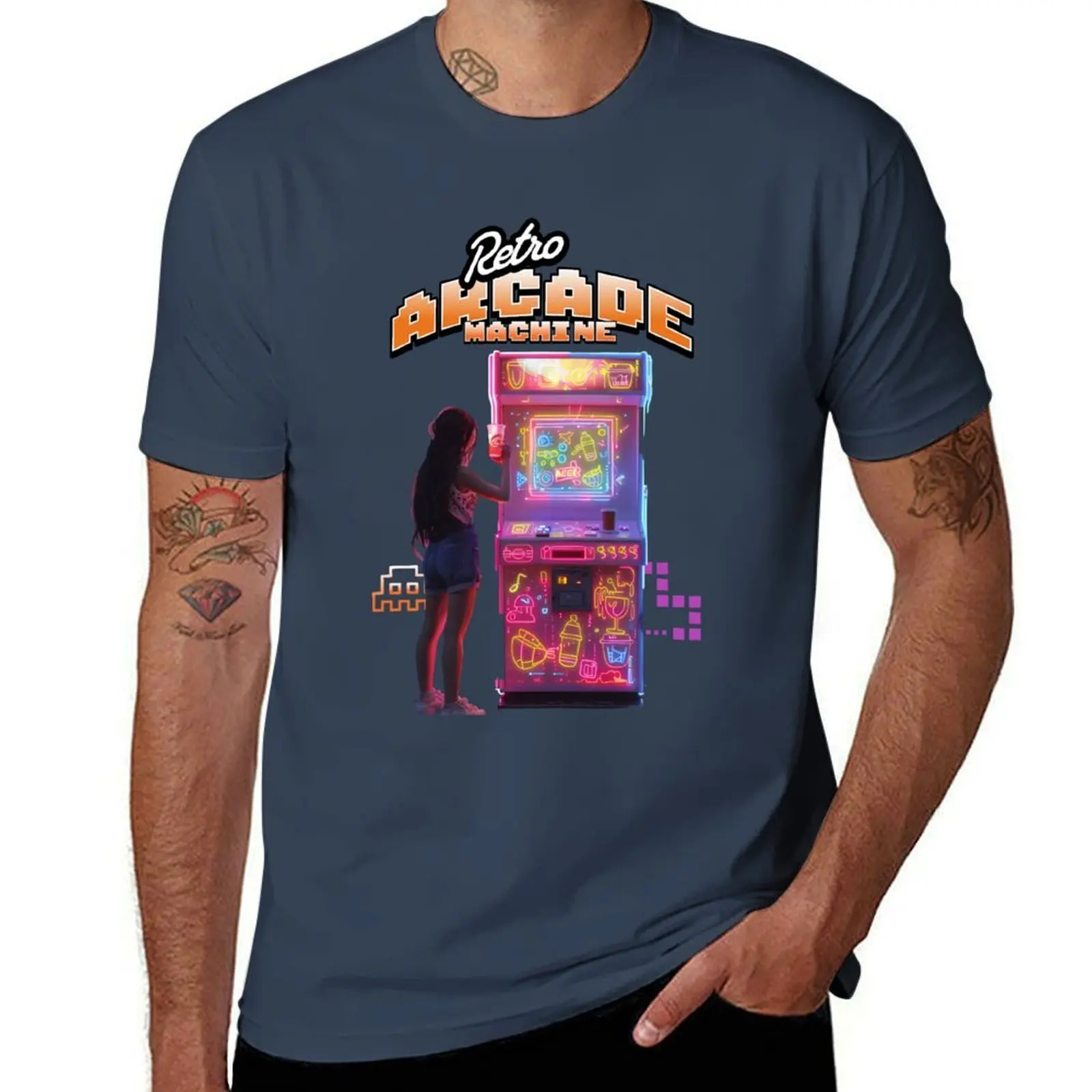 The Magic of Pixel Art: Revaluing a Classic Technique T-Shirt Big and Tall Crew Neck Tee