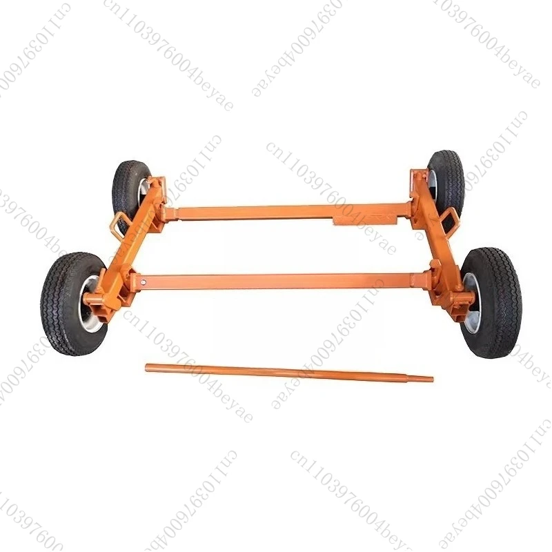 

Obstacle clearing vehicle, auxiliary wheels, heavy-duty auxiliary wheels, obstacle clearing trailer accessories, small car