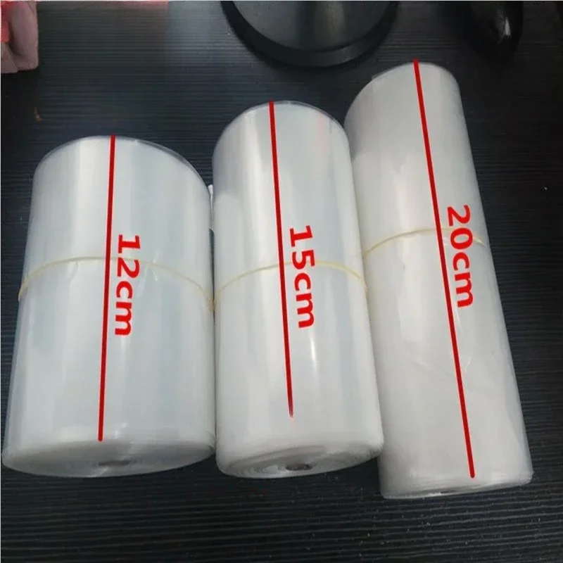 1kg Long Plastic Roll Film Calligraphy Painting Transparent Plastic Package Bag  Cylindr Thick PE Air Conditioning Supply Bags