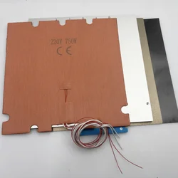Funssor Trident Voron 2.4 R2 3D printer build plate kit 8MMthickness PEI Powder Sheet with magnetic sheet For Voron 305/355m
