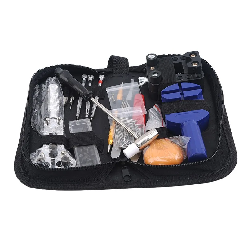 16/147PCS Watch Repair Tool Kit Watch Link Pin Remover Case Opener Spring Bar Remover Horlogemaker Gereedschap Repair Tool Kit