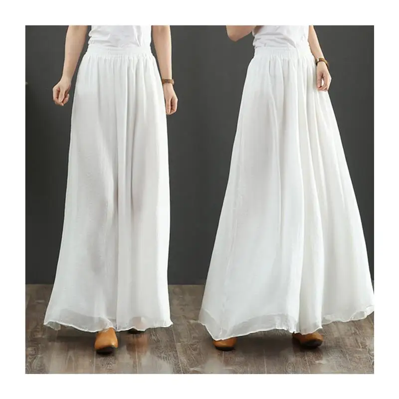 Ancient Sle Wide Leg Pants Zen Dance Wear Tea Person orm Yoga Pants Meditation Clothes Damen Freizeithose