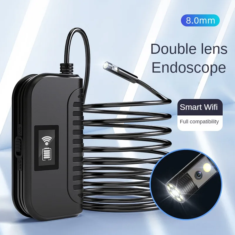 

8.8 mmWiFi hd endoscopic waterproof camera can turn industrial pipeline inspection endoscope