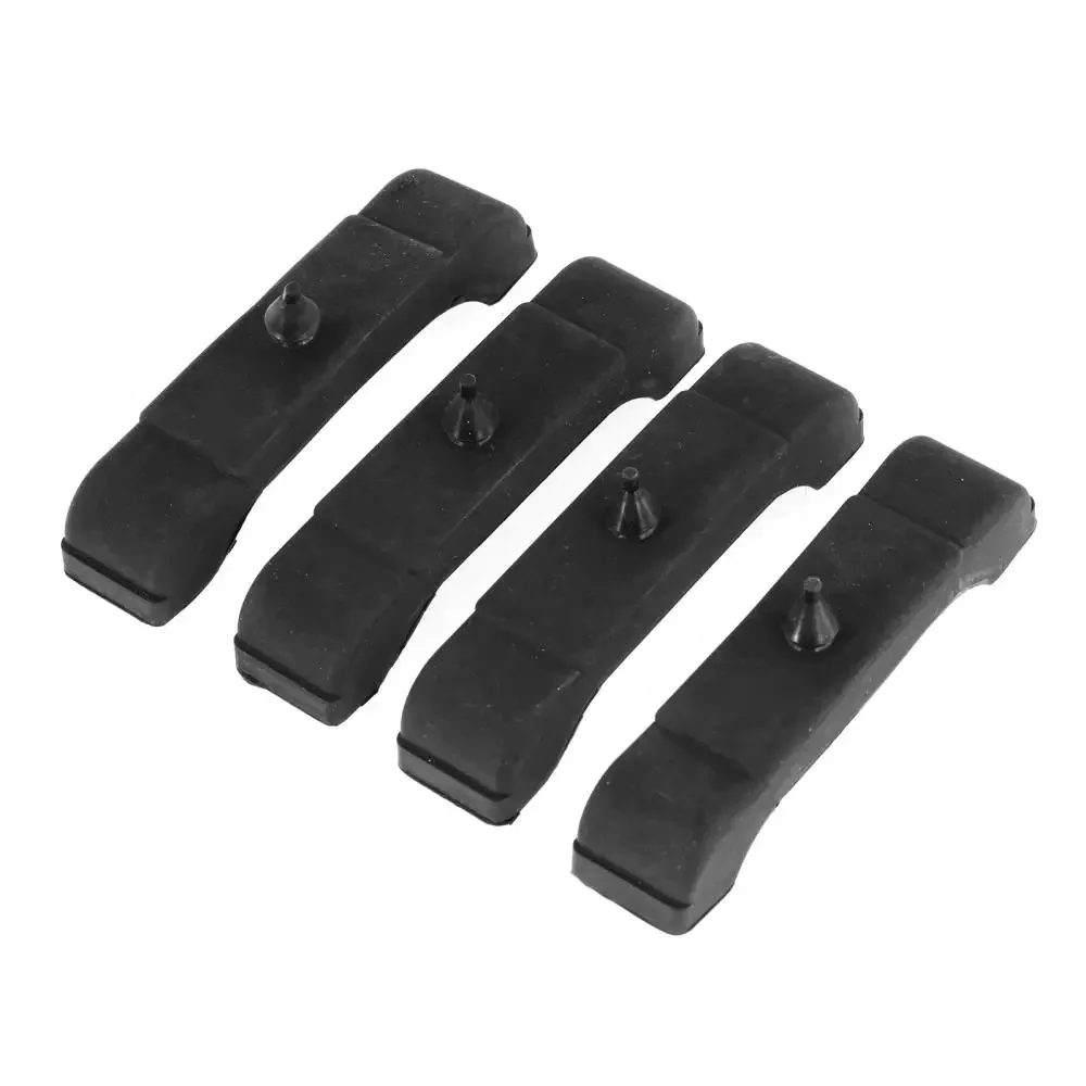 4 Pcs Rubber Support Pads of Radiator Mounting Cushions Fit for GM Cars 1968-1981 Auto Replacement Cooling System Part