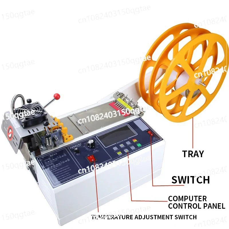 Fully Automatic Computer Tape Cold and Hot Zipper, Fully Automatic Ribbon Cutting Machine, Elastic Band