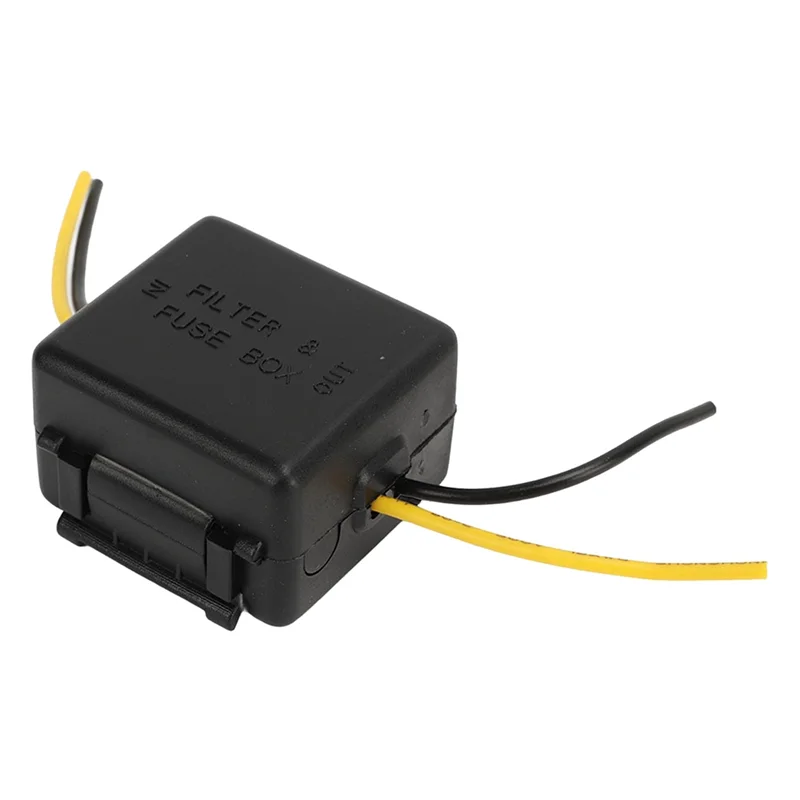 AS95-Car Power Filter 12V Stereo Power Supply Filter Audio Noise Reducer, For Equalizers Amplifiers, Easy Install Easy To Use Du