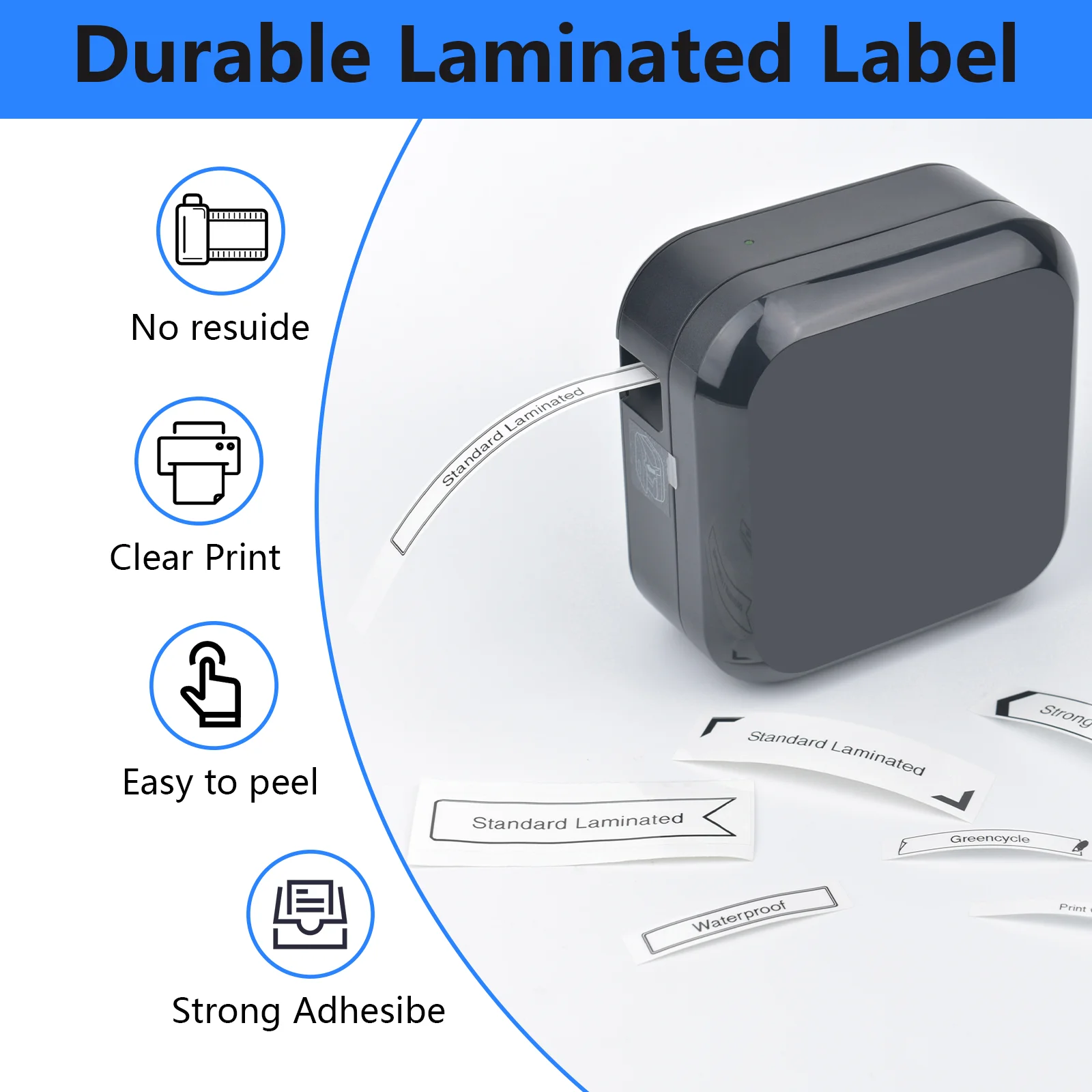 5/10 Pack AZE-231 Tapes Compatible for Brother P-Touch TZ-231 TZe-241 Black on White 12mm General Purpose Laminated Labelling