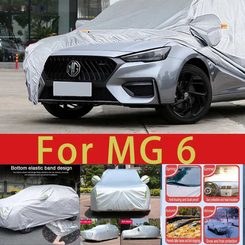

For MG 6 Outdoor Protection Full Car Covers Snow Cover Sunshade Waterproof Dustproof Exterior Car accessories