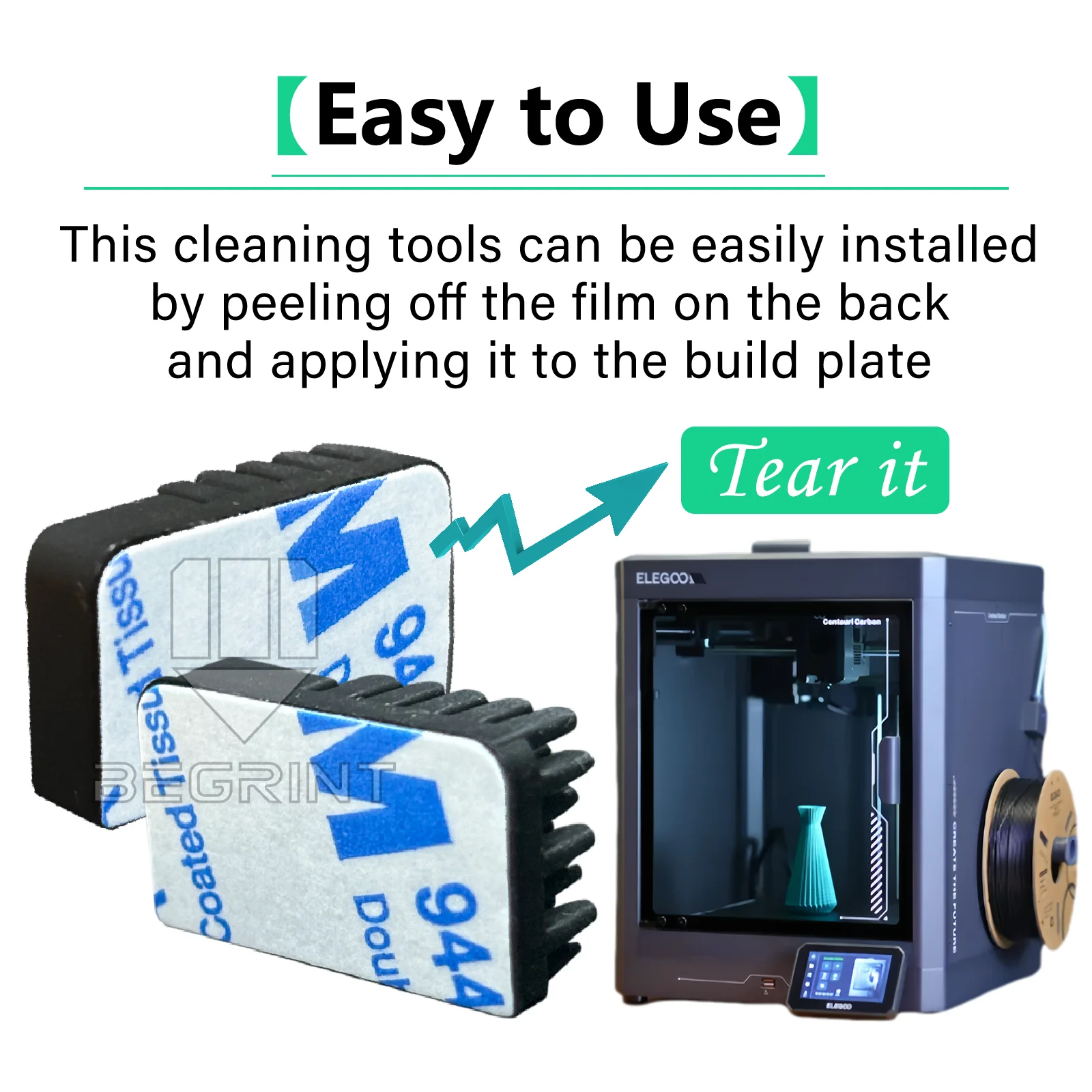 ممسحة السيليكون ل Elegoo Centauri الكربون فوهة فرشاة فوهة أداة تنظيف فوهة ممسحة فرشاة السيليكون تنظيف قوي #4