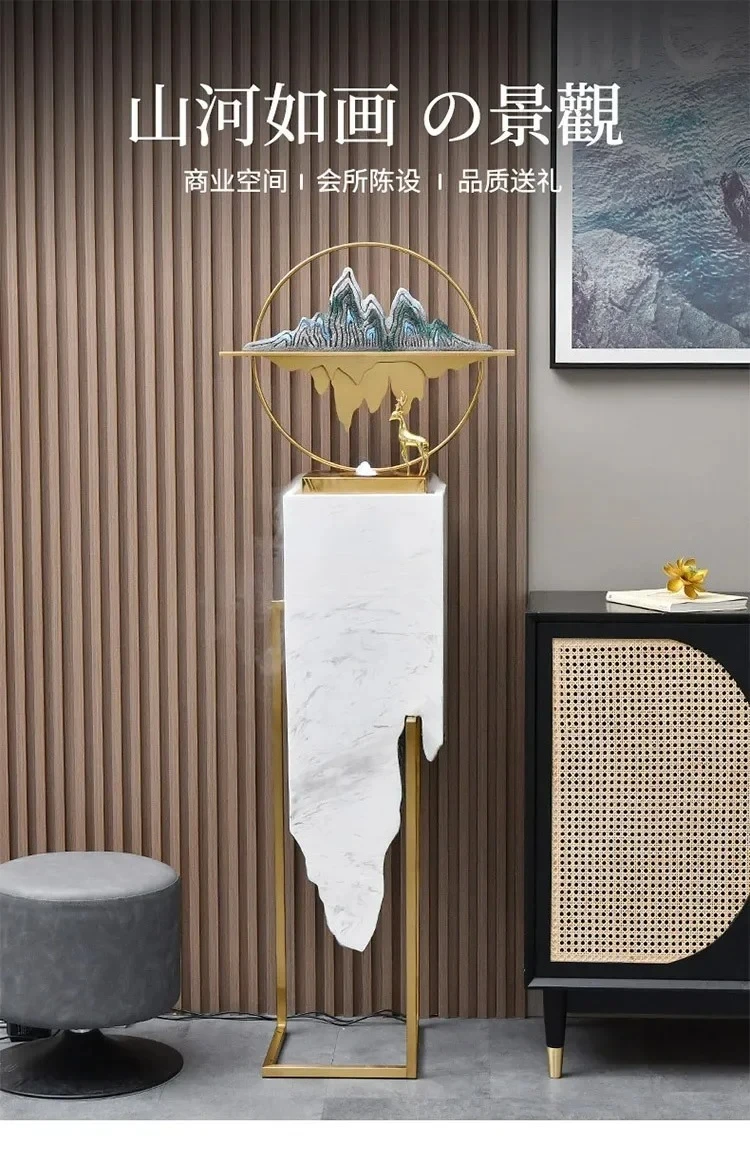 

Yy Light Роскошное искусство Подвеска Пейзаж Пейзаж Текущая вода Увлажнитель Украшение Современное украшение