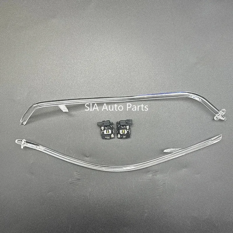 

White Light Car Headlight DRL Chip Light Guide Tube For AUDI A6 C7 2013-2015 Angel Eyes Daytime running Ballast Module Parts