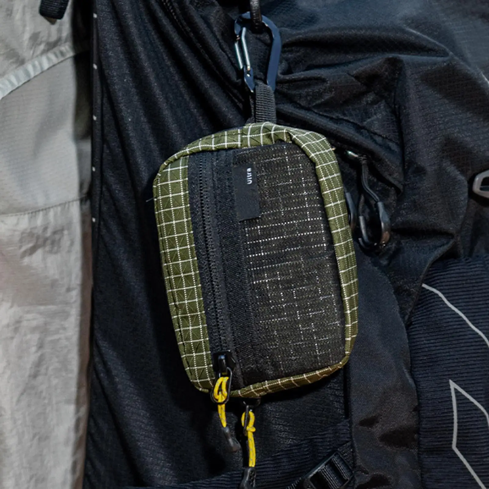 

Рюкзак с плечевым ремнем, водостойкий карман на молнии, держатель для карт на молнии, небольшой чехол для инструментов для монет, наличных карт, наушников, инструментов