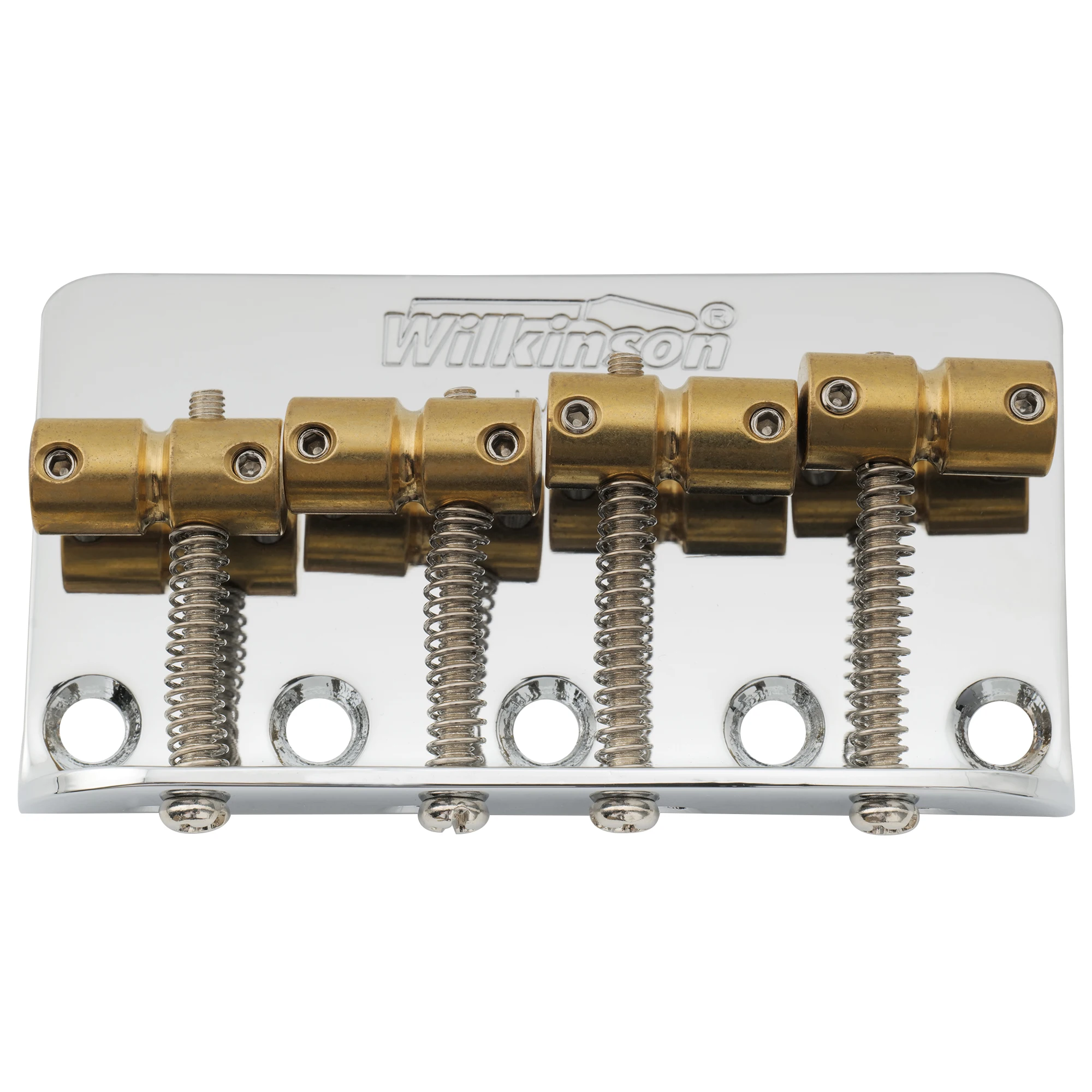 Wilkinson WBBC Bass Bridge Brass Saddles for 4-String Precision Bass/ Jazz Bass