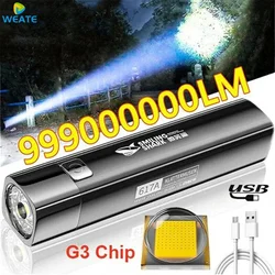 Portable 2 In 1 Ultra Bright G3 Tactical Led Flashlight Rechargeable Outdoor Lamp Torch