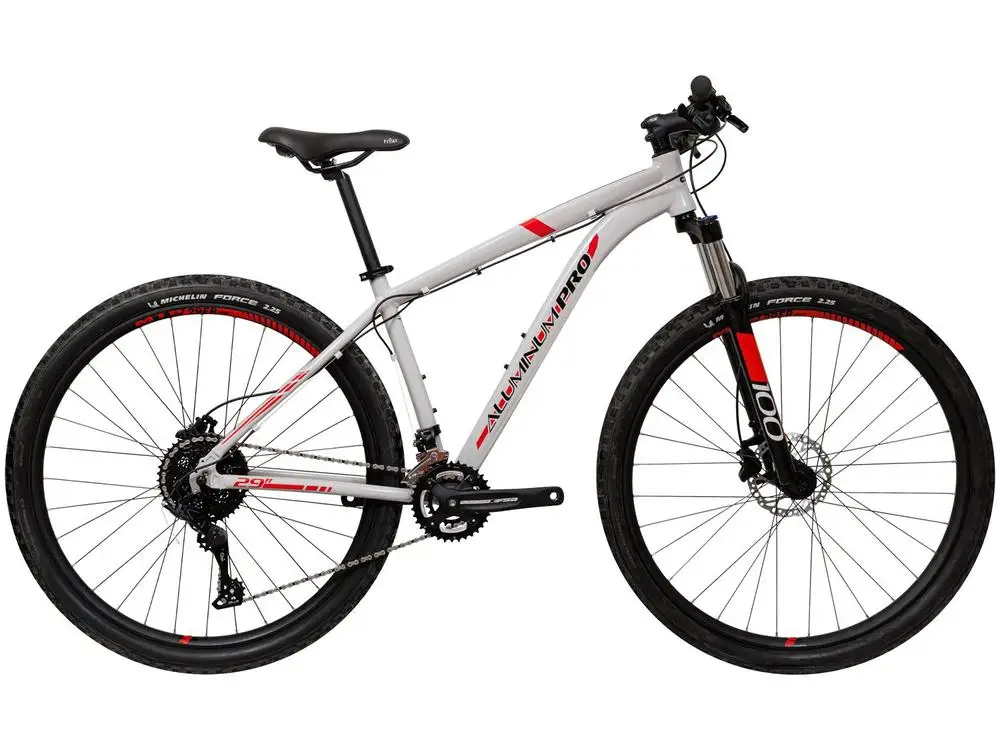 Bicicleta Aro 29" Caloi Aluminum Pro Freio a Disco Hidráulico 20 Marchas