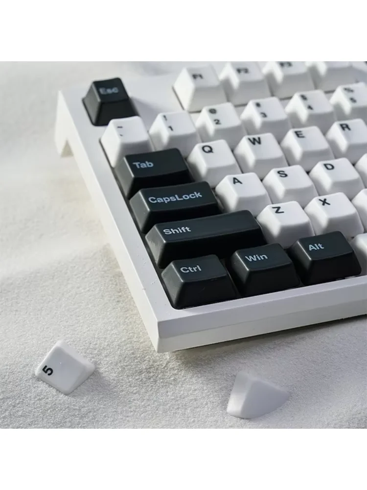 Matte model - ABC set - Shanhai ceramic keycaps are suitable for matte surface and light-transmitting mechanical keyboard below
