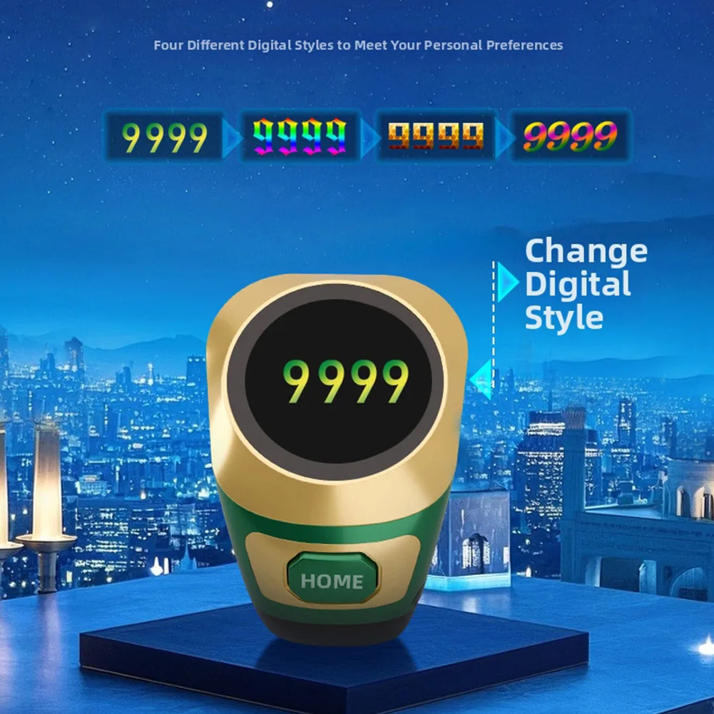 

Умное кольцо-счетчик с цветным экраном, светящееся электронное умное кольцо, перезаряжаемые аксессуары для счетчиков