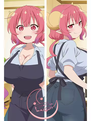 Custom Anime Dakimakura anime Ilulu（イルル）Double-sided Print Life-size body pillows cover Adult anime body pillowcase