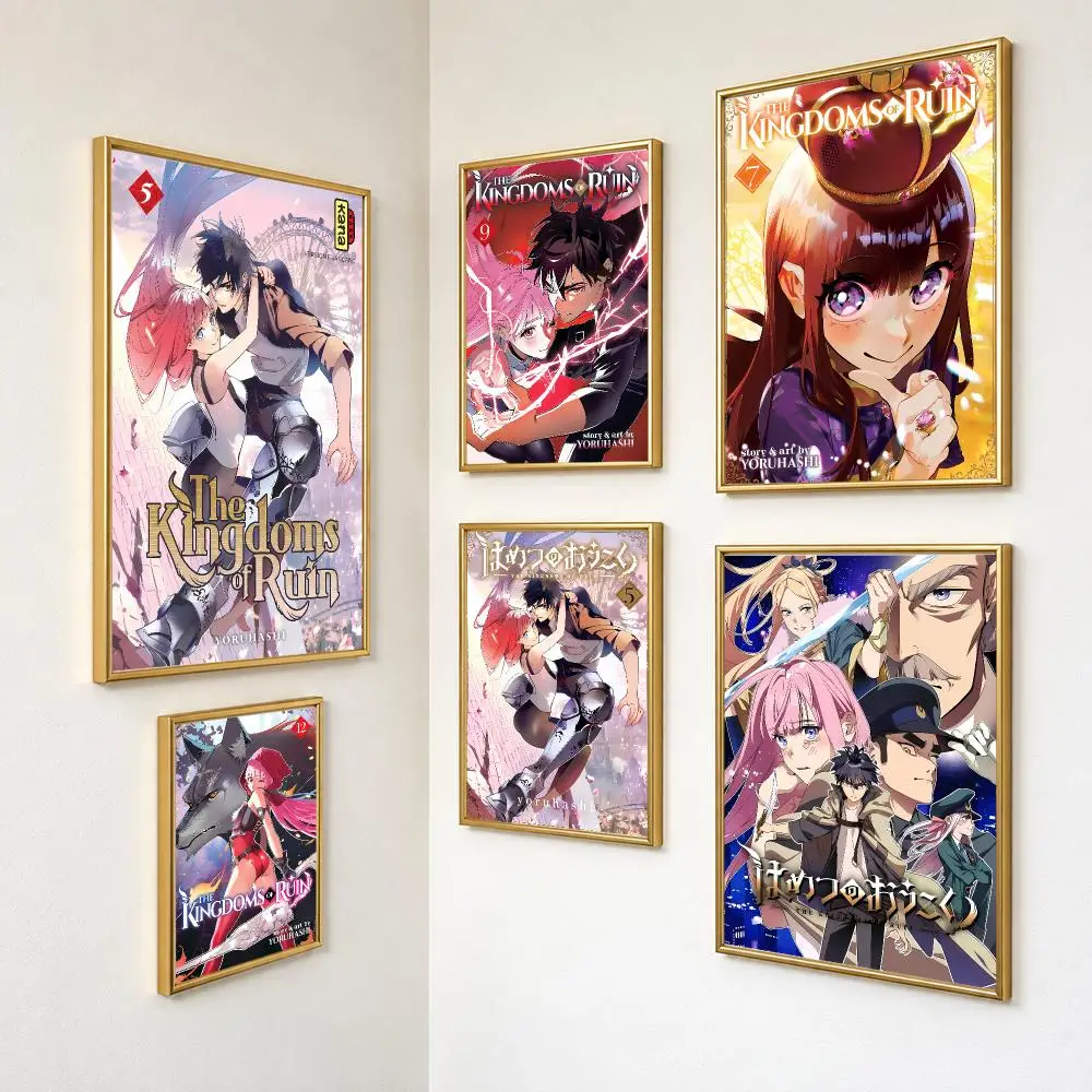 Dark Dramatic Anime T-The Kingdoms Of Ruin Poster Peel And Stick PP Series HD Frameless Wall Indoor Decor Gift