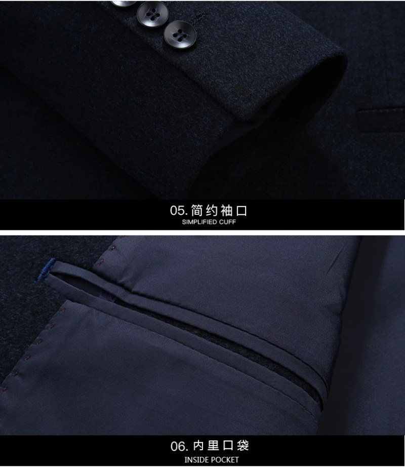 السترة كبيرة الحجم XL-7XL في الهواء الطلق الرجال موضة عادية الاتجاه رياضي بلون النمط البريطاني الأعمال شهم سترة الزفاف